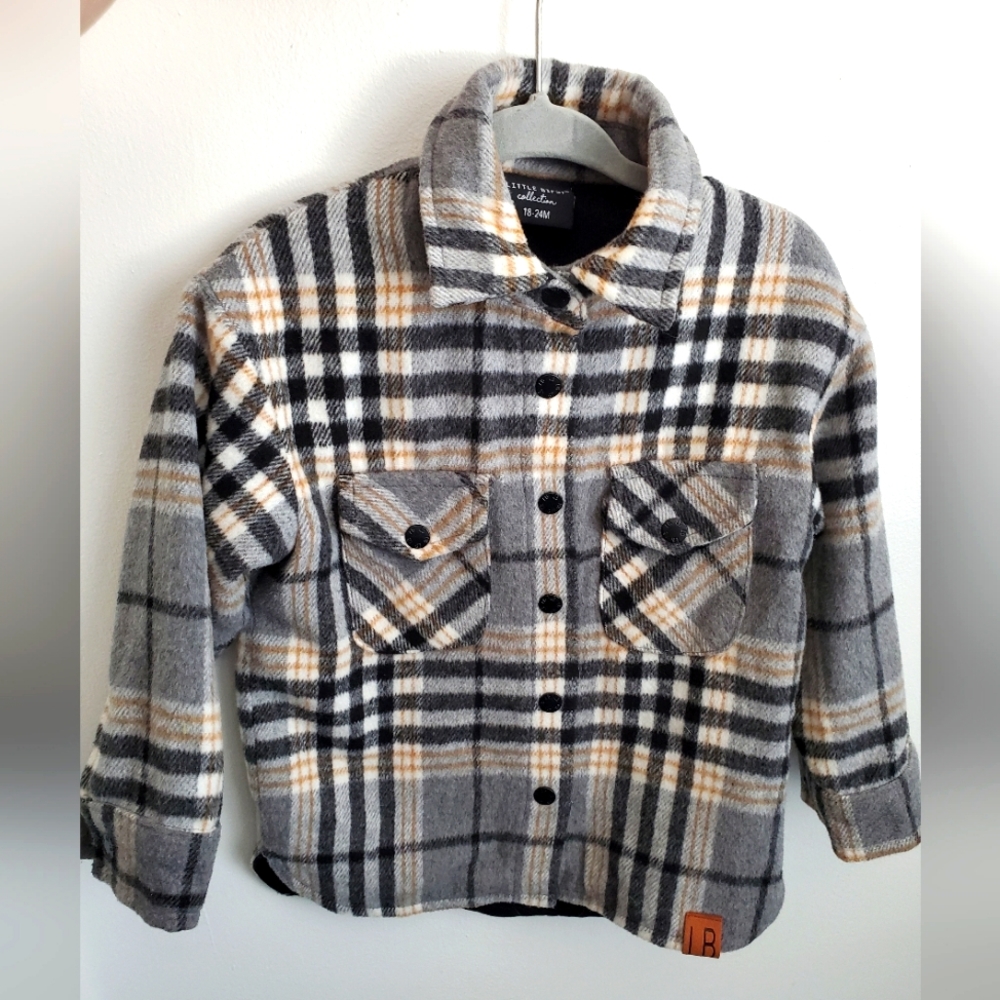 Little bipsy flannel jacket